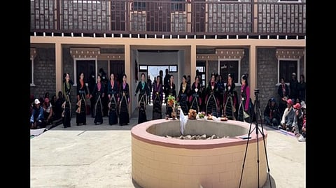 indian embassy in nepal inaugurates upgraded infrastructure of school in mustang