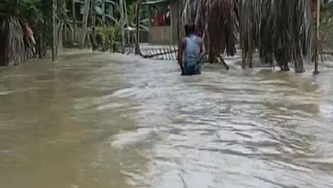assam news floods landslides affect two lakh people across
