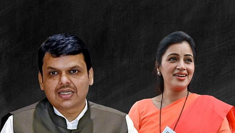 Devendra Fadnavis and Navneet Rana