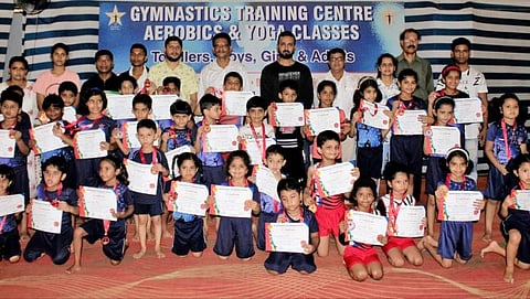Gymnastics competition