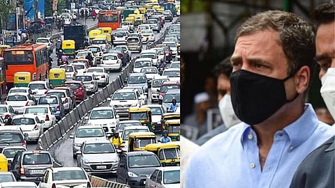 Impact of Rahul Gandhi's ED probe on traffic in Delhi; Many roads closed