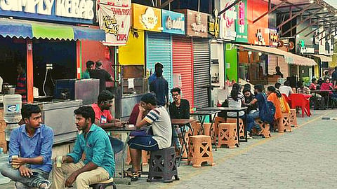 Global Street food hub in Miramar Goa