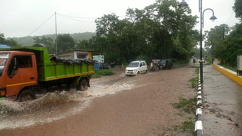 Sewerage system collapsed in Mandrem