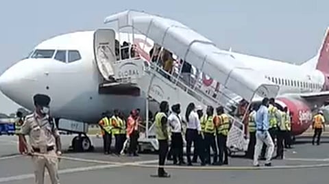 SpiceJet plane