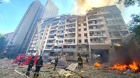 Russia fired missile strikes on Kyiv