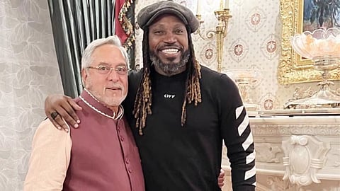 Vijay Mallya & Chris Gayle