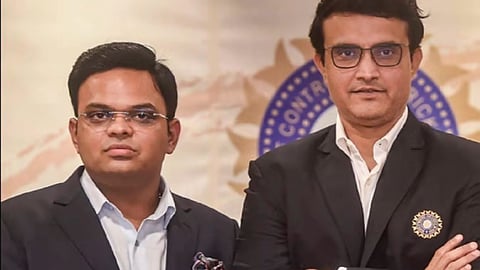 Jay Shah And Sourav Ganguly