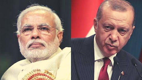 Narendra Modi & Recep Tayyip Erdoğan