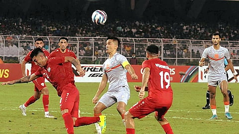 India vs Afghanistan Football match