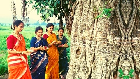 Crowds in bicholim for Vat Purnima Festival