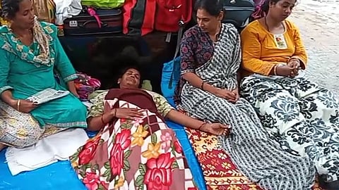 Anganwadi Worker Protest