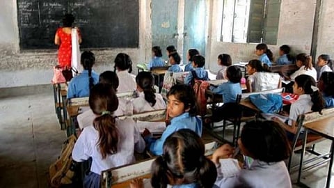 The teacher hired a lady to teach On his Behalf