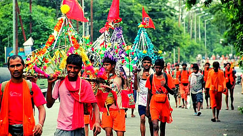Haridwar Kanwar Yatra under tight security by Uttarakhand Police | Haridwar Kanwar Yatra 2022