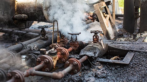 Gas leak