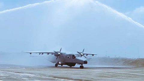 India gifts Dornier 228 maritime surveillance aircraft to Sri Lankan Navy