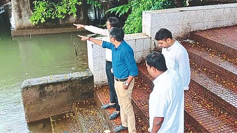 Rohit Monserrate Visits at Ganesh Immersion places in panjim