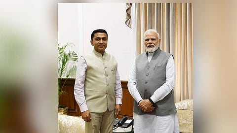Pramod Sawant met Prime Minister Narendra Modi