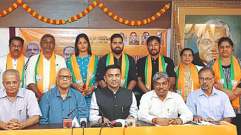Madgaon BJP Corporator with CM Pramod Sawant