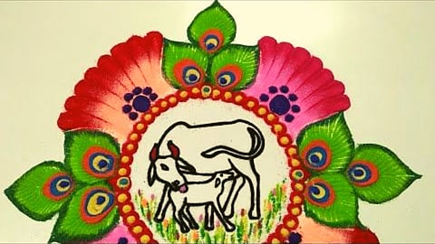 Diwali Vasubaras Rangoli Designs