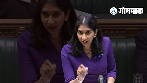 Britain's Home Minister Suella Braverman