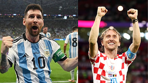 Lionel Messi v Luka Modric