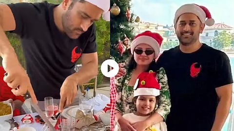 MS Dhoni with Family | MS Dhoni Christmas 2022 | MS Dhoni Christmas Celebration 2022