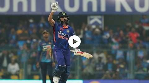 Virat Kohli 73rd Century Celebration