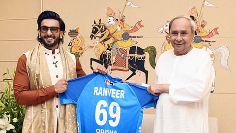 Odisha CM Patnaik meets actor Ranveer Singh