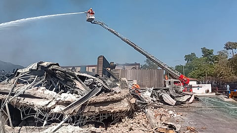 Pilerne Fire | Fire in Goa Paint Factory