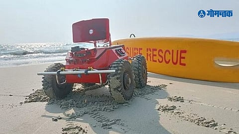 AI Robot on Goa Beach