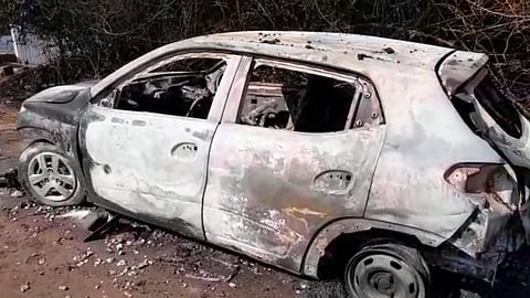 Arambol Car Fire