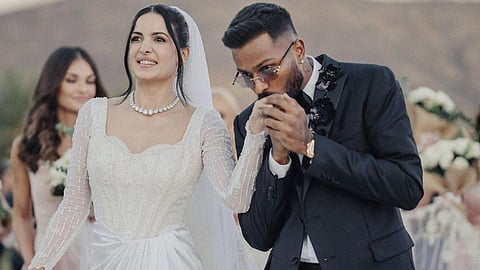 Natasa Hardik Wedding photo