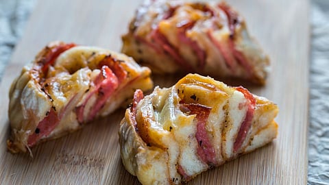 Stuffed Bun Pizza