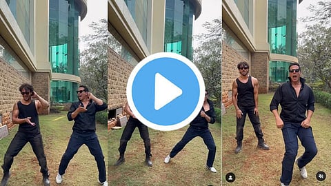 tiger shroff akshay kumar dance video