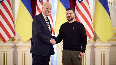 Joe Biden & Volodymyr Zelenskyy