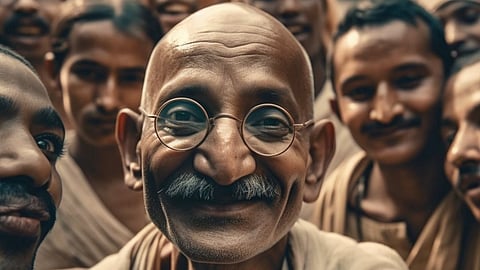 Mahatma Gandhi AI Image