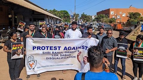 Rahul Gandhi Disqualification | Protest in Canacona
