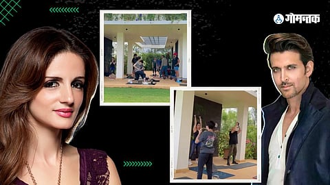 Hrithik Roshan Holi post of Sussanne Khan