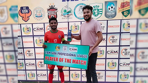 Jyoburn Cardoz Man of the Match Award