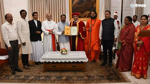 Governor of Goa awarded PhD by US University