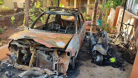 Fire in Goa