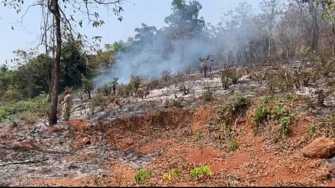 Fire in Goa