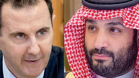 Bashar al-Assad & Mohammed bin Salman Al Saud