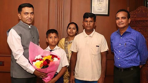CM Pramod Sawant | Ankurkumar Prasad and His Family | Babush Monseratte