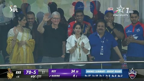 Tim Cook Enjoys IPL 2023 Match