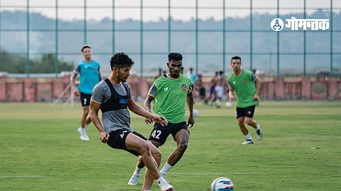 FC Goa team practice session