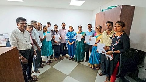 Distribution of approval letters by MLA Divya Rane