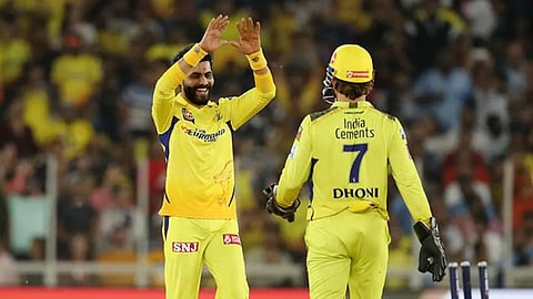 MS Dhoni Ravindra Jadeja