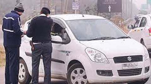 Baraili Traffic Police Challan