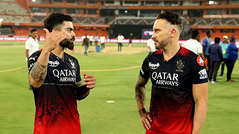 Virat Kohli and Faf du Plessis